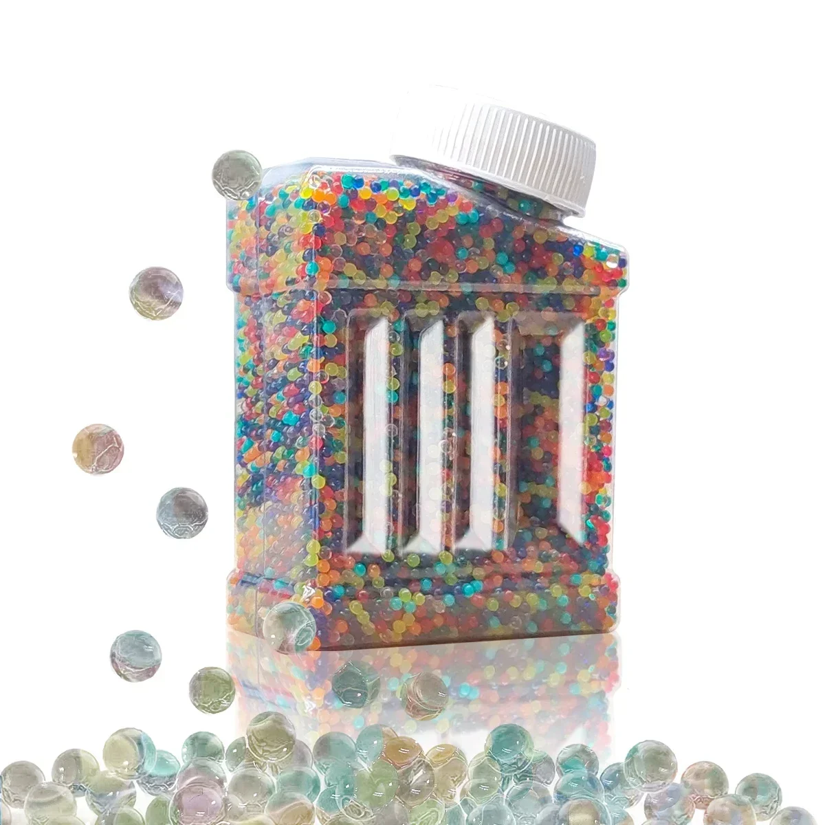 F7-8MM 50000PCS Clear Water Gel Beads Ammo, For Blasters Gel Balls Electric Toy Gun 416 P90