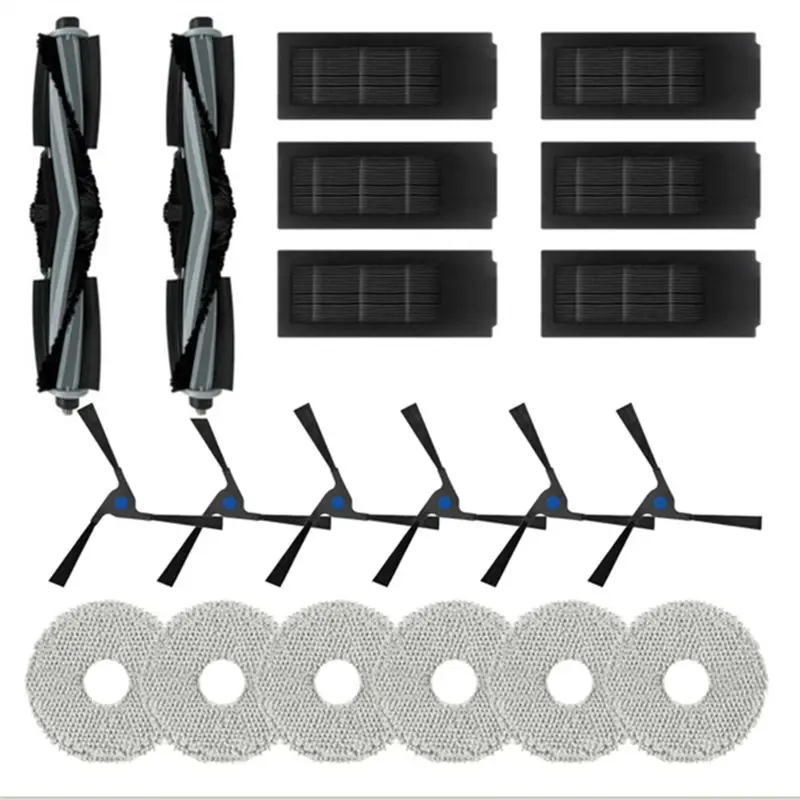 

AEB1-Роликовая щетка, боковая щетка, швабра, HEPA-фильтр для Ecovacs Deebot X2 Omni/X2/X2 Pro/DEX86, запасные части, аксессуары