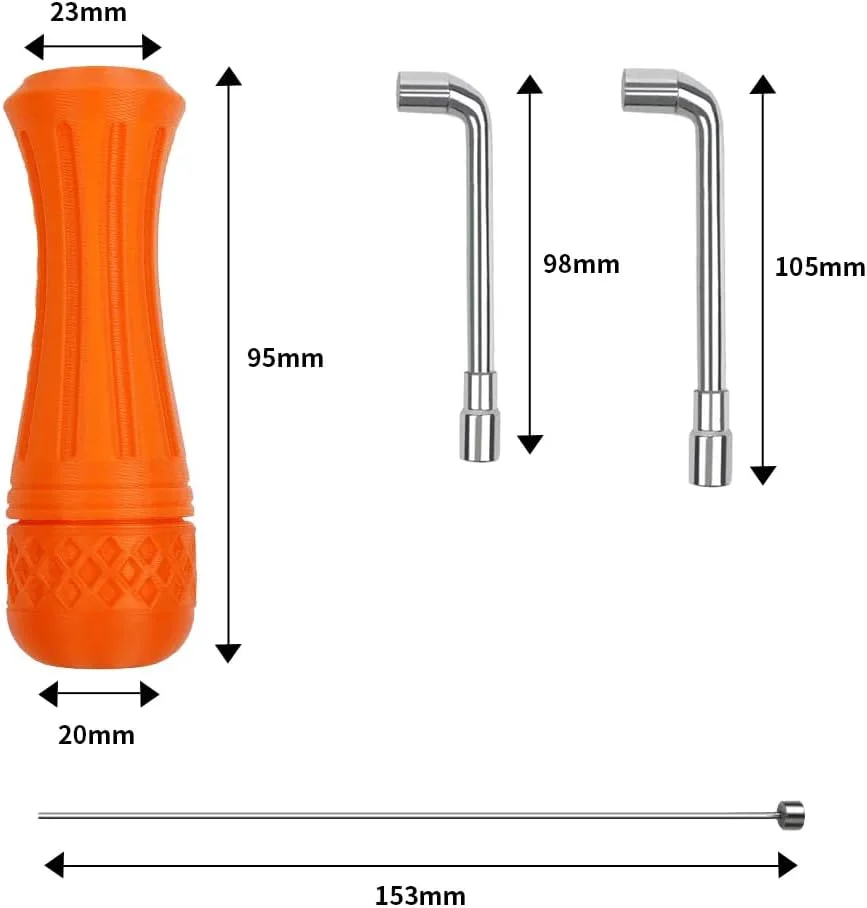 Hotend – Kit d'outils de nettoyage sans colmatage pour Creality K1/K1C/K1 Max/Ender3 V3, accessoires d'imprimante 3D