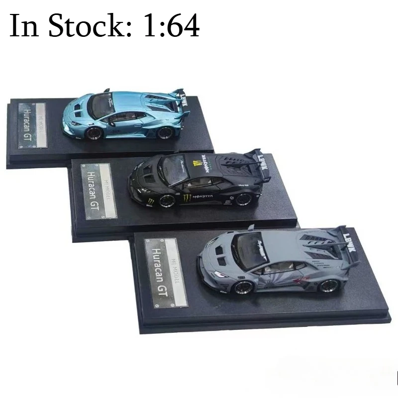 In Stock: 1:64 Huracan GT Hurricane Alloy Car Model Simulation Decoration Item High-end Gift, Boys' Toy,Children's Birthday Gift