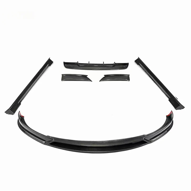 High Quality RZ Carbon Fiber Tuning Body Kit Front Bumper Lip Side Skirt Diffuser Spoiler Accessories For Model S