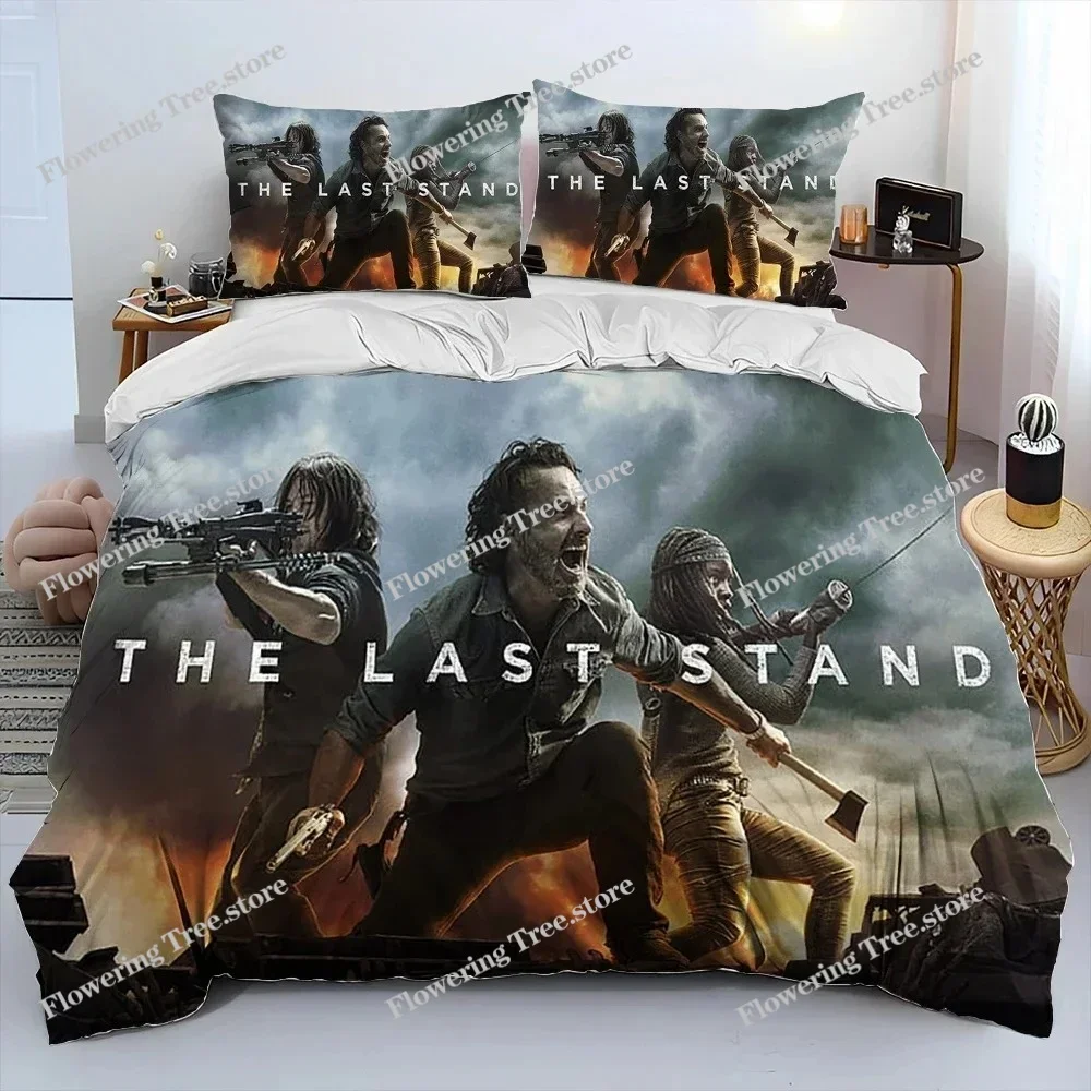 

Horror TV The Walking Dead Lincoln Bedding Set Duvet Cover Bed Set Quilt Cover Pillowcase Comforter king Queen Size Boys Adult