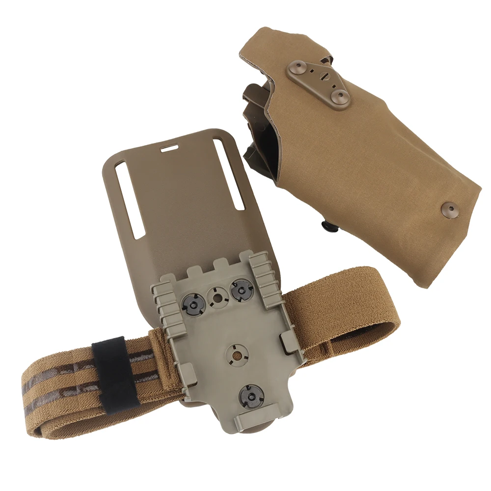 6354DO Taktisches Holster für Glock 17 mit X300/X300U Surefir Ultra Taschenlampe Jagd Airsoft Universalholster Rechts-/Linkshänder – Detail 28