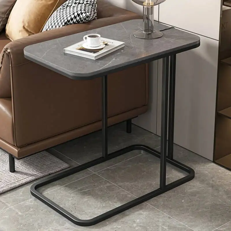 Coffee Small Table With Storage Living Room Luxury Corner Sofa Double Layer Coffee Table Bedroom Mesa De Canto House Furniture