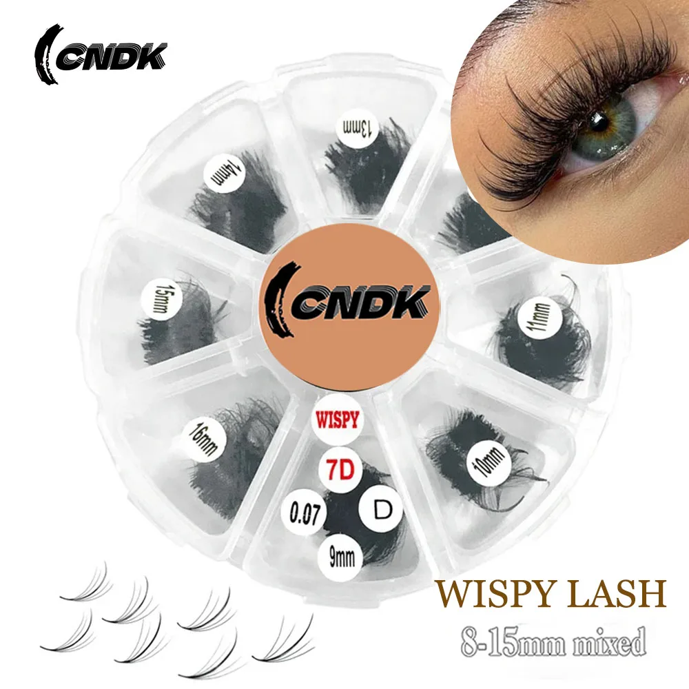 

Wispy 5D 7D 9D CC/D Curl Pointy Base Promade Volume FanSWispy Extension Loose Fans Sandwich Spikes False Lashes Extension