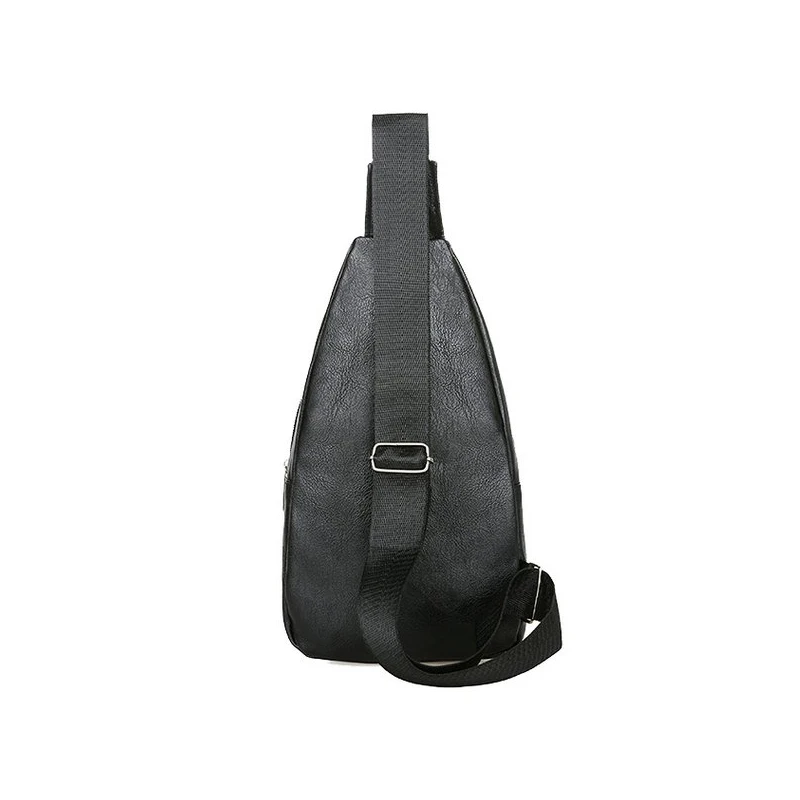 Bolso de hombro de PU para hombre, bandolera de hombro para deportes al aire libre, Bolsa de mensajero de lona para Picnic