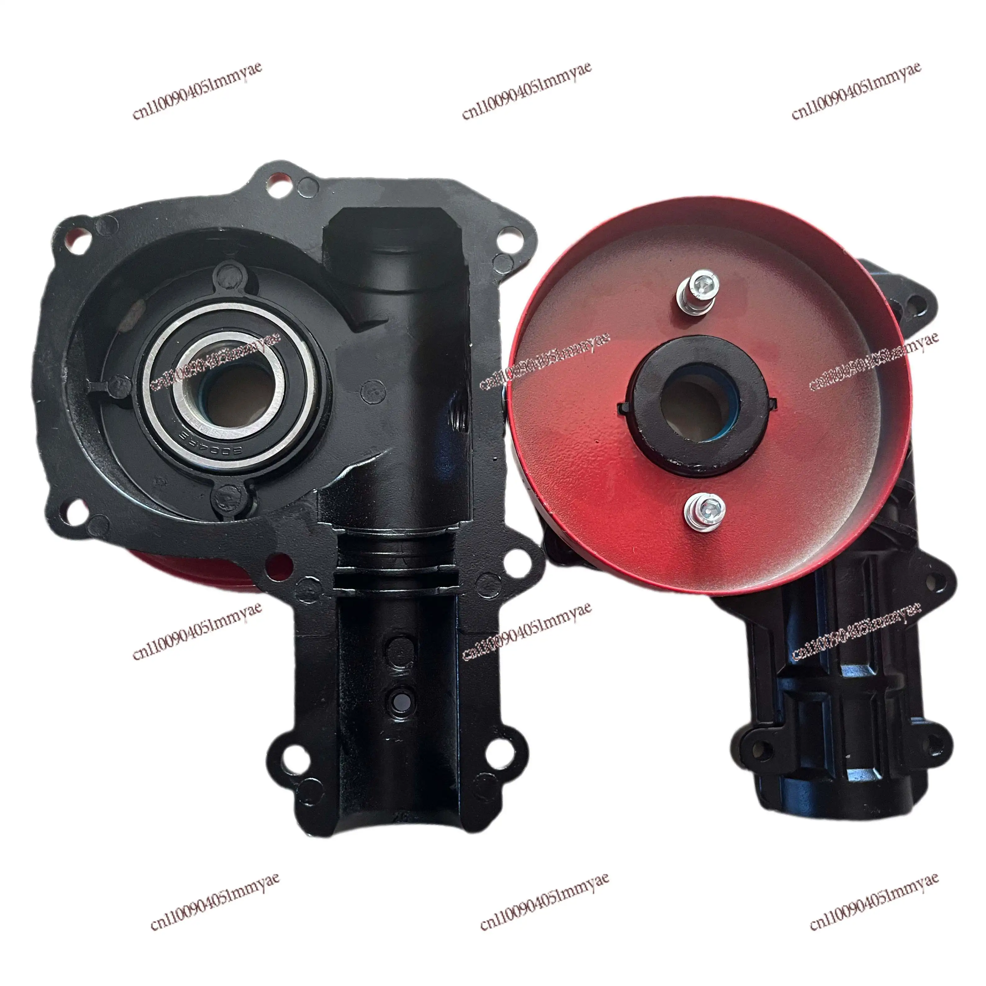 Lawn mower gearbox, lawn mower, aluminum worm bearings, pure copper gears, soil removal wheel accessories