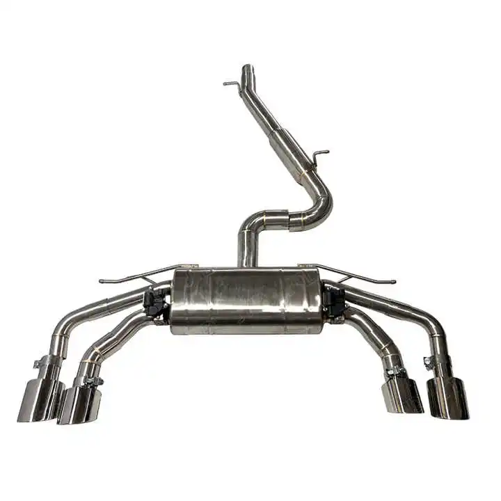 

JTLD 304 Catback из нержавеющей стали для VW GOLF MK8 R 2021 + 2,0 T глушитель вальтроника