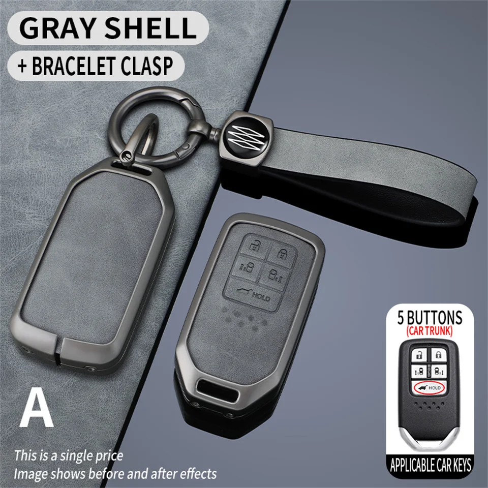 Car key case key shell set for Honda CR-V ACCORD ODYSSEY CIVIC ect all-inclusive protection keychain Accessories Holder Shell