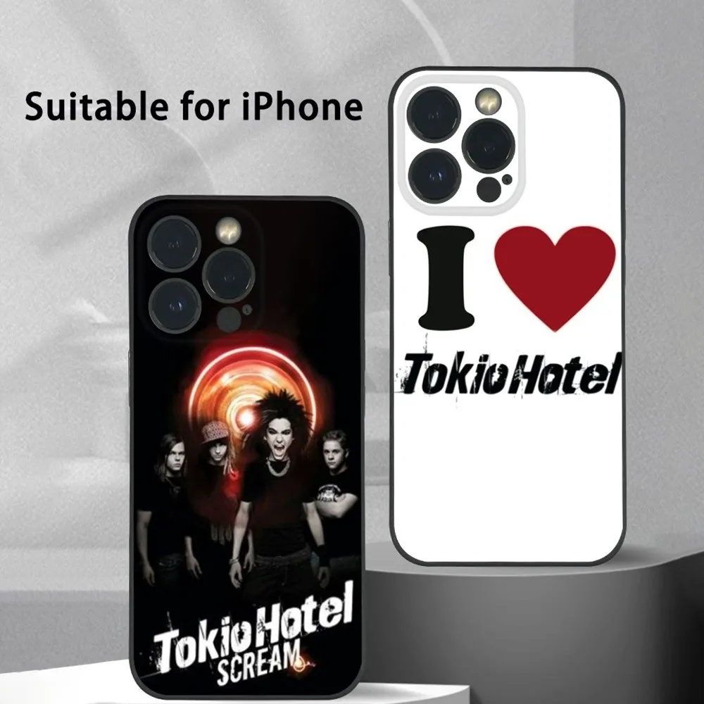 T-Tokio H-Hotels Phone Case For iPhone 15 14 13 12 11 Pro Xs Max Mini XR X 7 8 Plus Black Frosted Soft Shell Funda Anti Drop