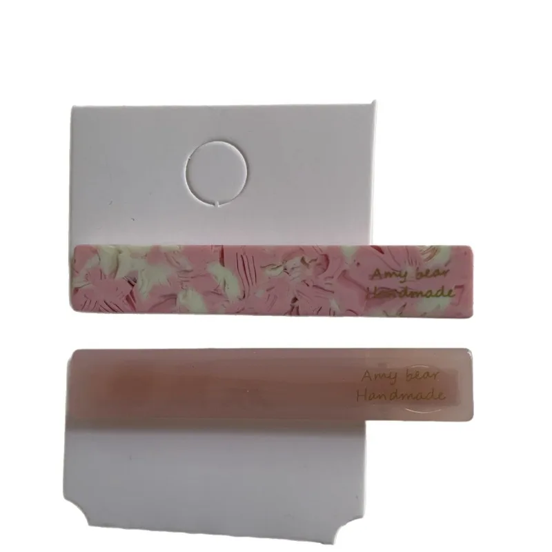 Stile straniero semplice 2 clip copricapo forcina da donna 2025 nuovo temperamento di fascia alta Clip per banconote d'anatra laterale in acido acetico coreano