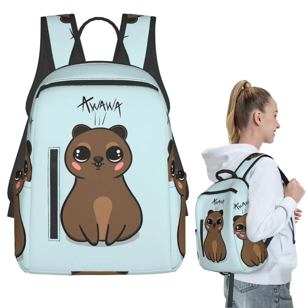 

Baby (Awawa) Hyrax Backpack Student BookBag Children School Bag Laptop Shoulder Bags Boys Girls