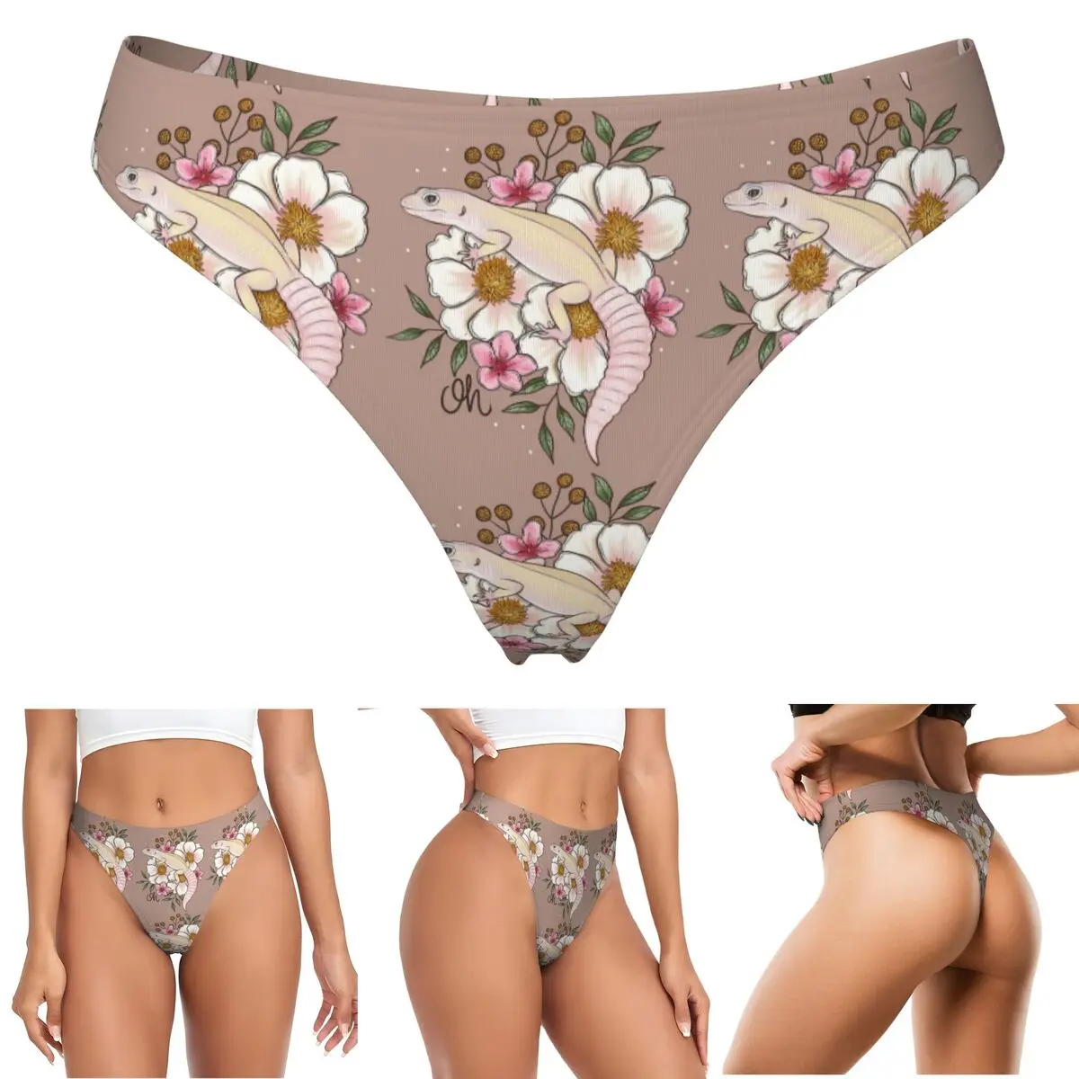 calcinhas-g-string-personalizadas-com-estampa-de-gecko-leopardo-sem-padrao-e-flores-confortaveis-e-respiraveis-para-mulheres