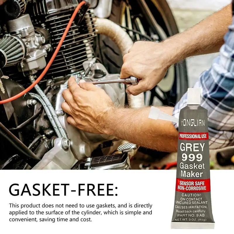 Engine Gasket Sealer 85g Grey Engine Gasket Maker And Sealant Effective Engine Repair Glue Portable For Motorcycle Engines And