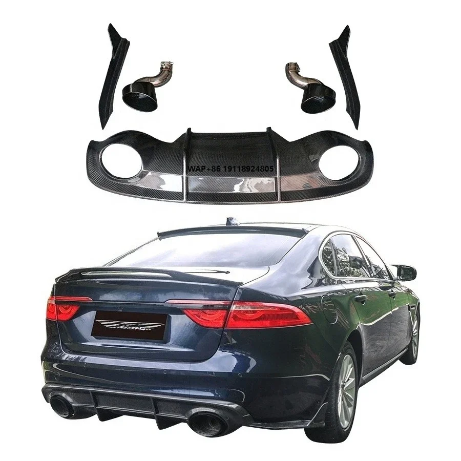

RS Style Rear Diffuser for XFL Carbon Fiber Bumper Rear Lip Splitters Accessories Body Kit