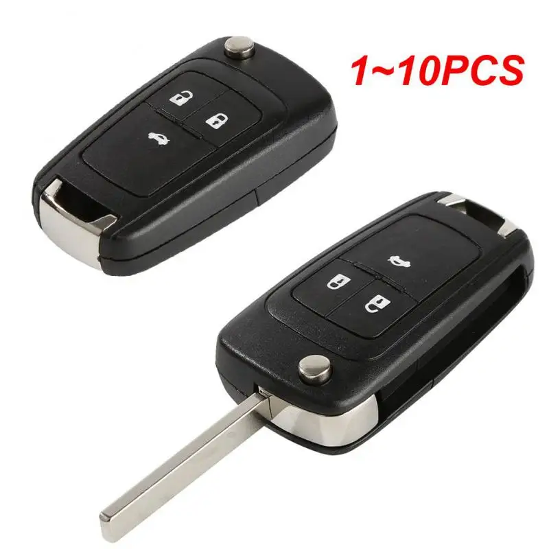 

1~10PCS button blank remote Key Shell case fob for Opel Astra J Mokka Insignia Adam Astra J Cascade Karl Zafira C HU100 uncut