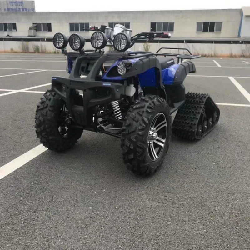 

Электрический мотоцикл-вездеход на гусеничном ходу для снега и бездорожья