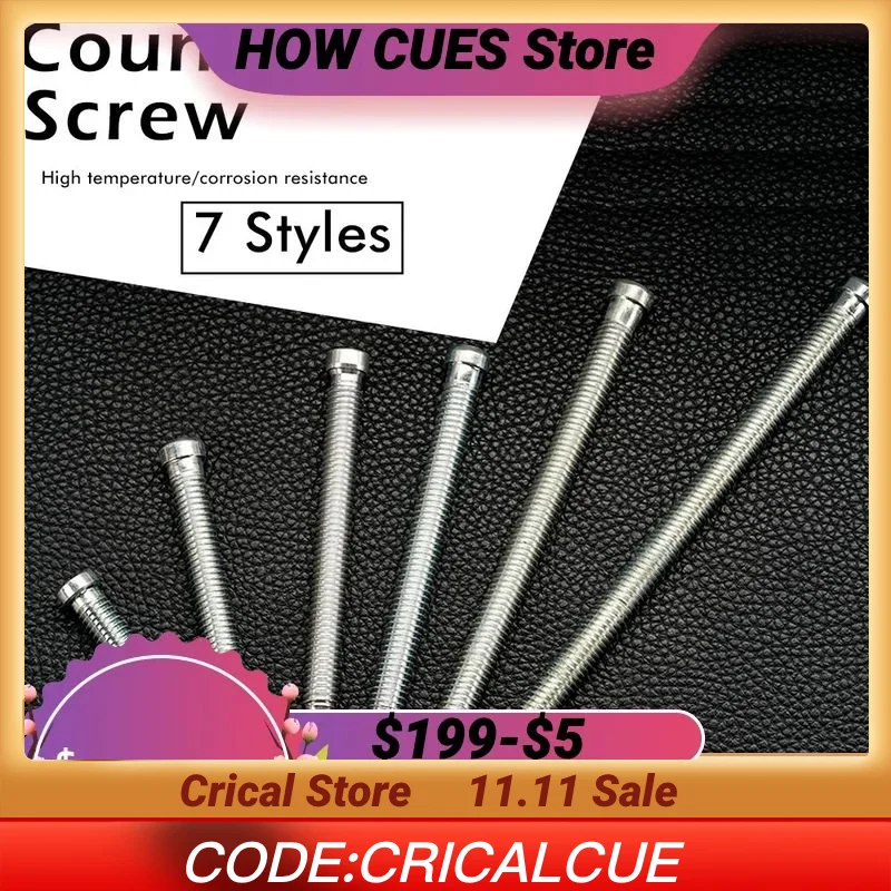 

Billiard Weight Bolt for Billiards Accessory, Counterweight Screw, Professional Adjust, Fit for O'MIN, PERI, MEZZ, JF, KONLLEN