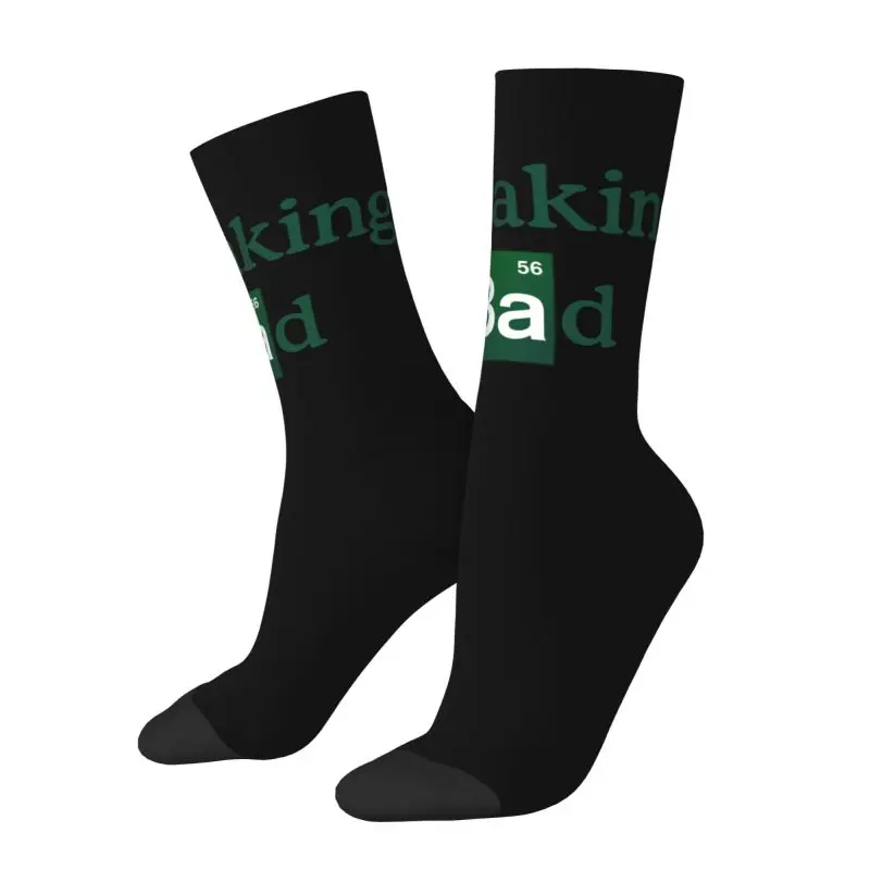 Breaking Bad Men Women Crew Socks Unisex Kawaii 3D Print Dress Socks