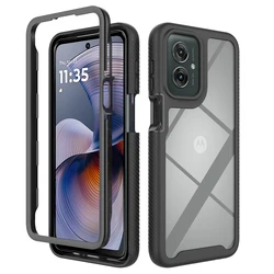 for Moto G55 5G Phone Case, Shockproof Clear Case TPU Bumper Rugged Cover For Motorola Moto G35 5G Protective Case