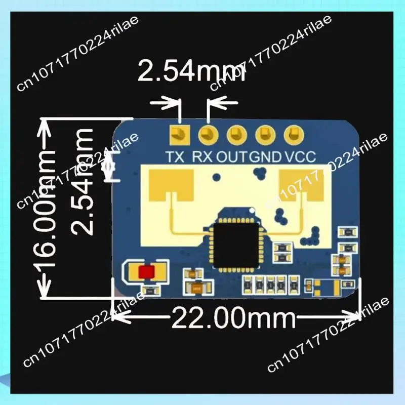 A17Z LD2410C 24G Radar Human Presence Sensor+CH340 Adapter FMCW Radar Millimeter Wave Motion Detection Module DC5V Durable