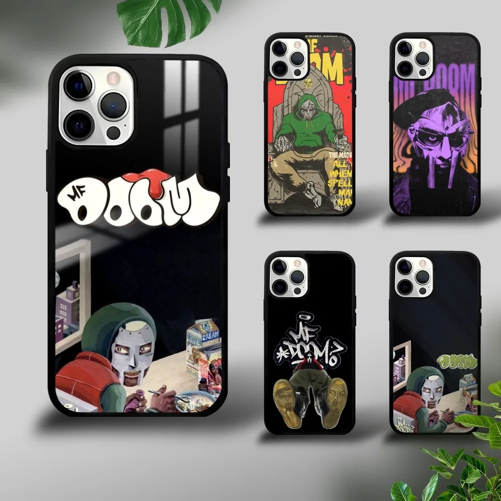 

M-MF-D-DOOM Rapper Phone Case For iPhone 16 15 14 13 12 11 Pro Xs Max Mini Plus Celulares Hard Funda