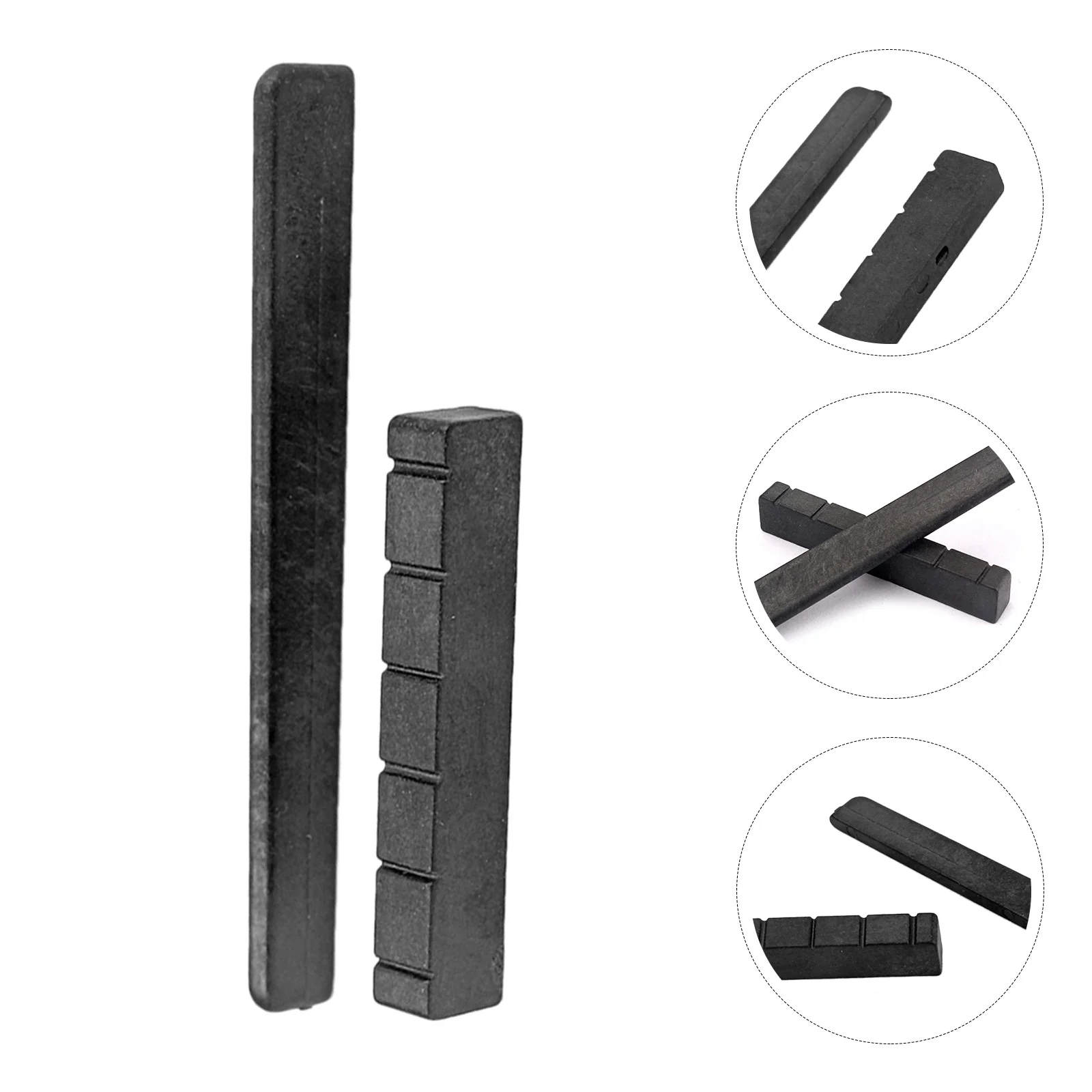 

Nut for Classic Guitar Black Classical Saddle Bridges and Saddles Bone Parts Acoustic