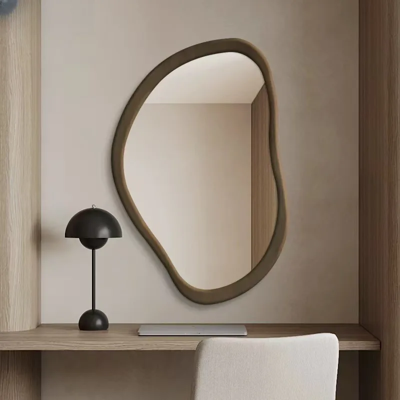 

Mirror wall-mounted full-length household wall-mounted decorative bedroom dressing mirror