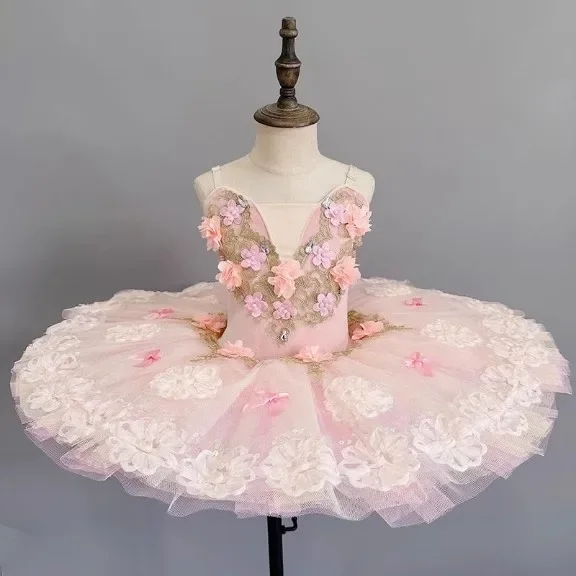 Klassische profession elle Ballett Tutu Mädchen Frauen Platte Pfannkuchen Tutu Ballerina Party kleid Erwachsenen Kind Kinder Ballett Tanz kostüm – Detail 6