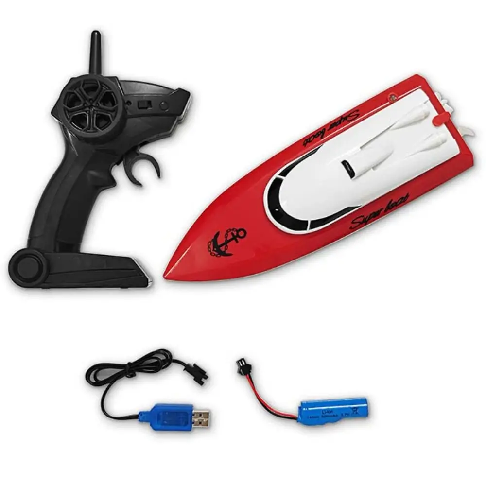 

Double Propeller Remote Control Boat Water Racer Lake/Pool RC Speedboat Model Toys 2.4GHz Boat Electric Toys Childern Gift