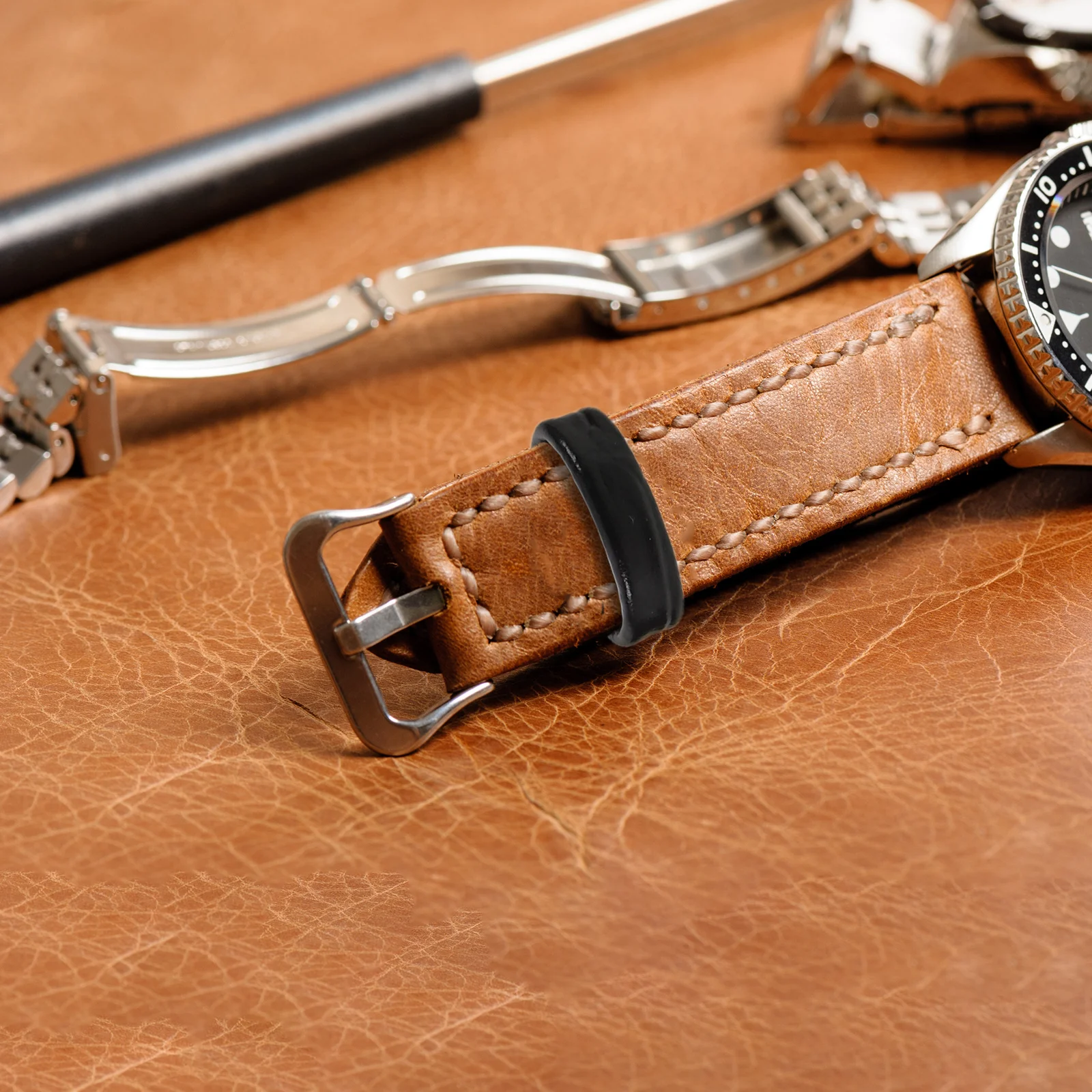 ห่วงสายนาฬิกา 40 ชิ้น ขนาด 10 มม. 12 มม. แหวนยึดสายนาฬิกาสำหรับเปลี่ยน ใช้งานได้ปลอดภัย