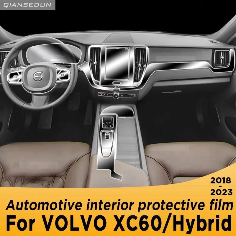 

Для VOLVO XC60 Hybrid 2018-2023 панель коробки передач навигационный экран Автомобильный интерьер защитная пленка TPU покрытие против царапин