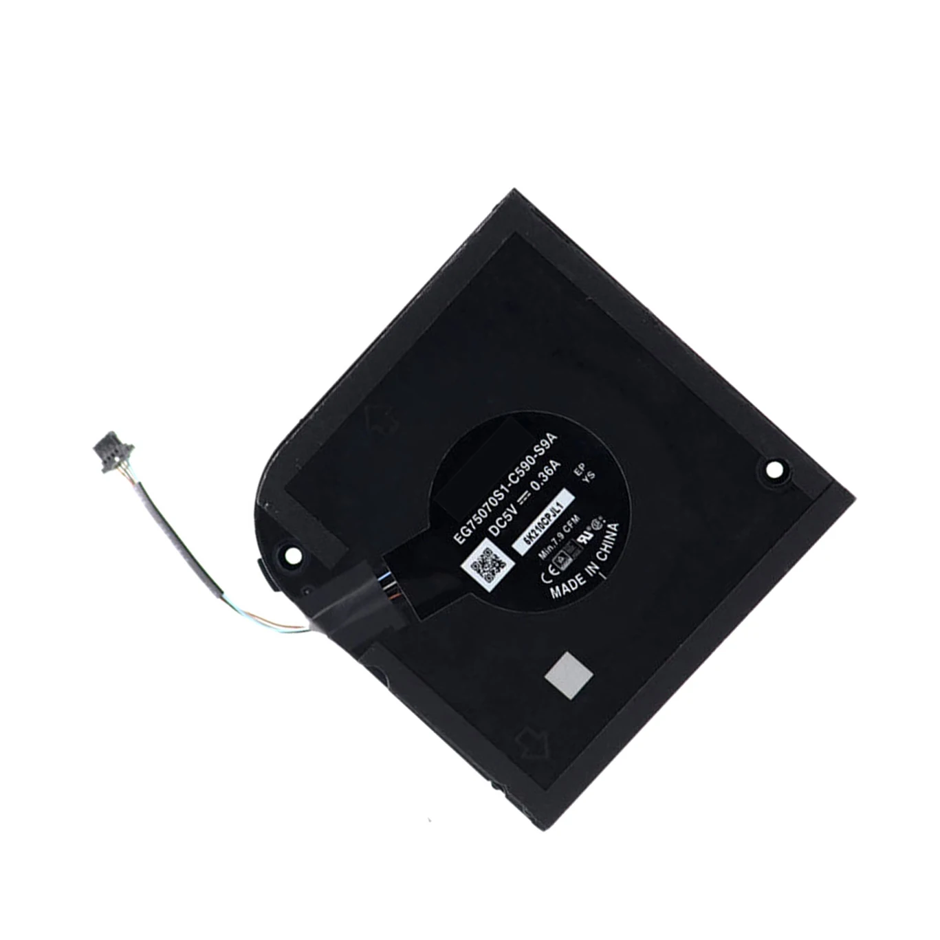 For DELL For Latitude 5521 For Precision 3561 EG75070S1-C590-S9A DC5V 0.36A Laptop CPU Fan