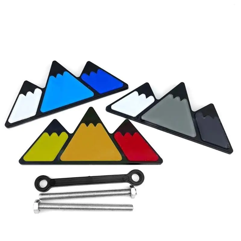 

31BC High-performance Grille Badge Emblems Decoration Accessories Car Vehicles Label Easy Installation for TACOMA-