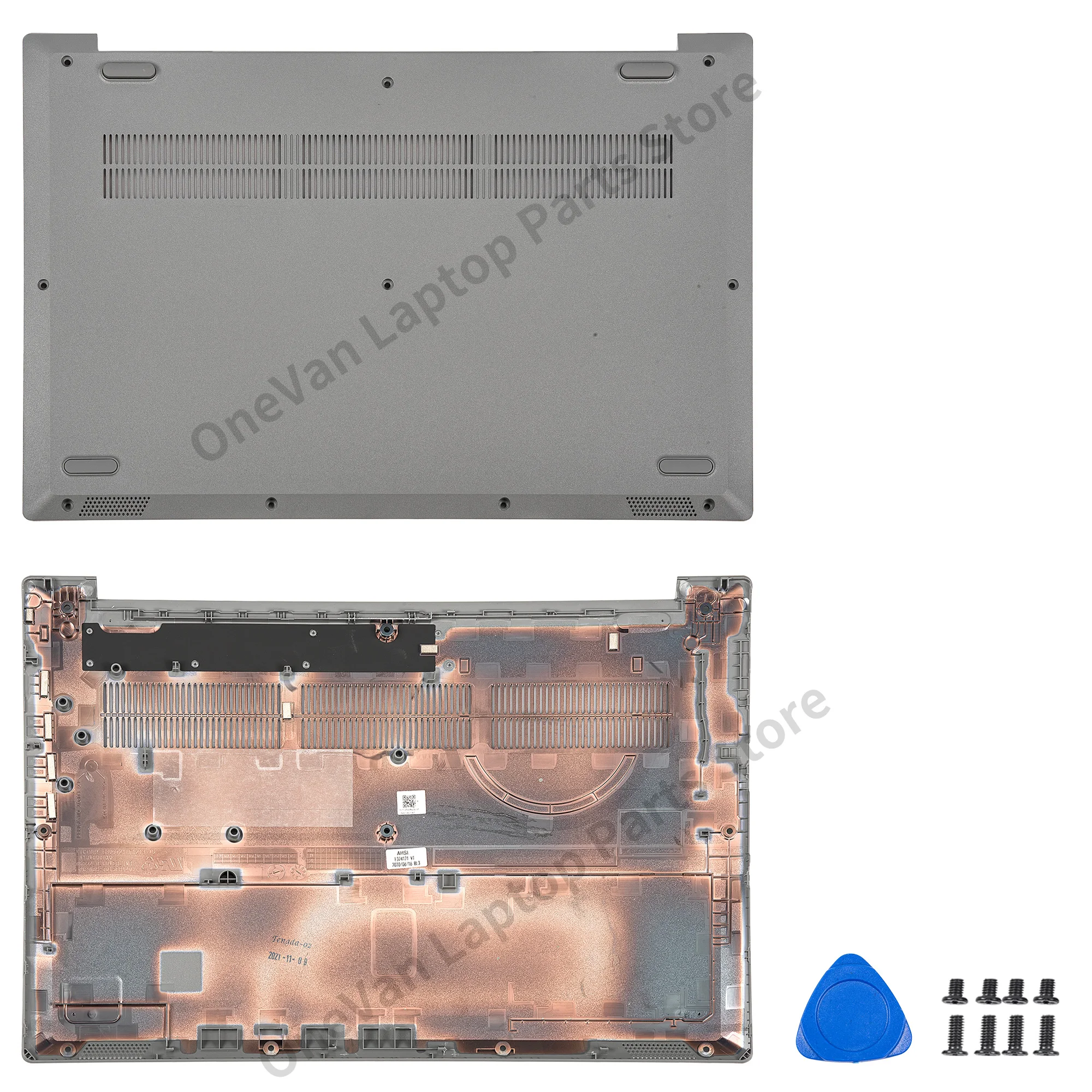 Laptop Gehäuse Fall Für Lenovo Ideapad 3 15IIL05 15ARE05 3-15ADA05 15IML05 15ITL05 2020 LCDBack Abdeckung Lünette Untere Scharniere Silber