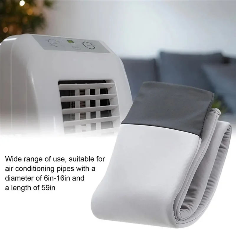 ABUD-крышка шланга кондиционера, изоляционная втулка, многоразовая выходная труба для воздуха, пылезащитная крышка переменного тока, изоляция