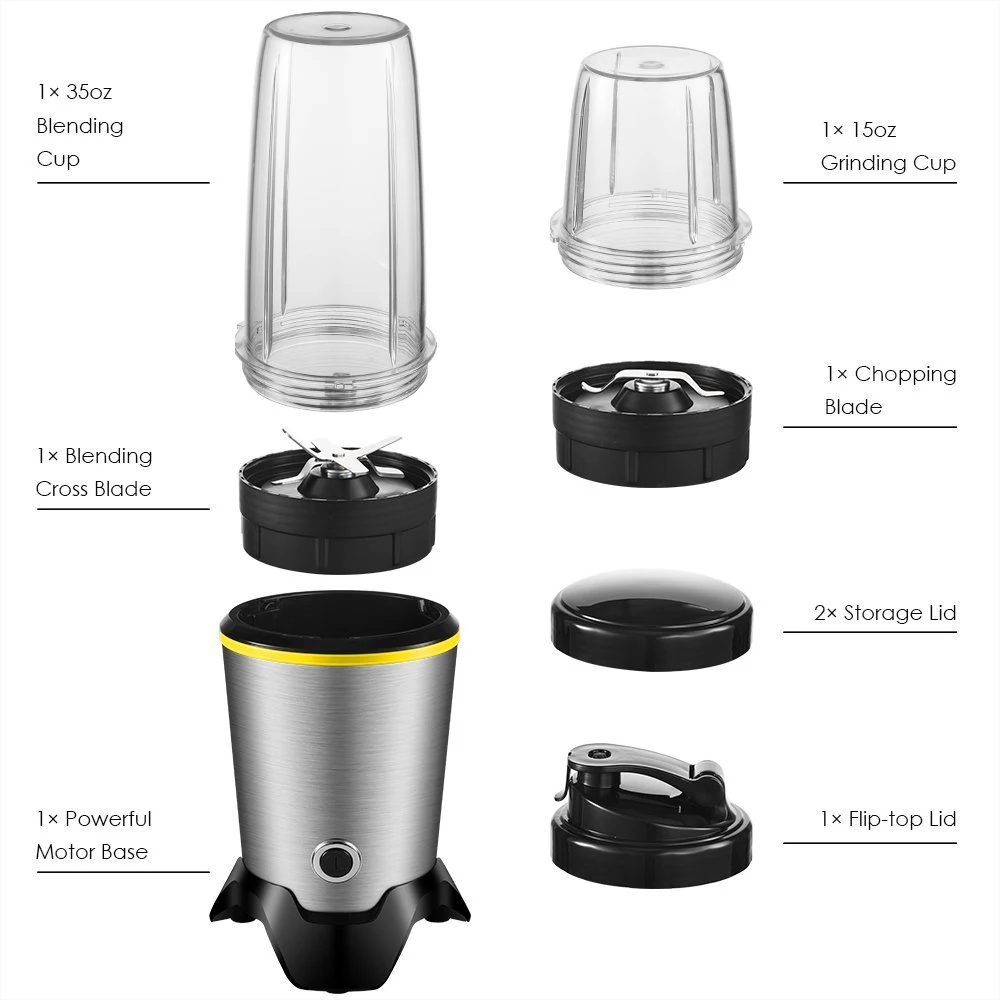 Blender 1000W High Speed BPA-free Bottles Smoothie Blender Home Appliance Blender