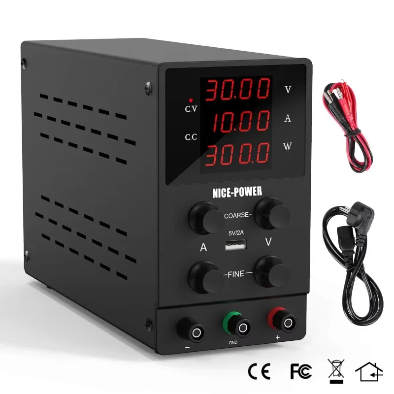 الطاقة SPS3010 30 فولت 10A تيار مستمر مصدر طاقة متغير أربعة رقمي قابل للتعديل 3 مجموعة عرض ينظم تحويل مصدر الطاقة