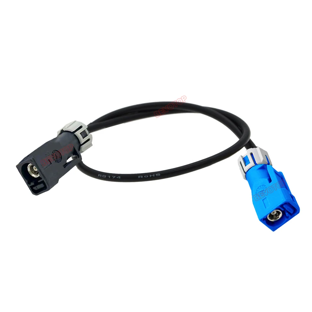 1PCS Waterproof Fakra Cable Front Park Assist Camera Wiring Harness for A6 4K097192C4K0971 192 C2020-2023 BEVOTOP Auto Jumper
