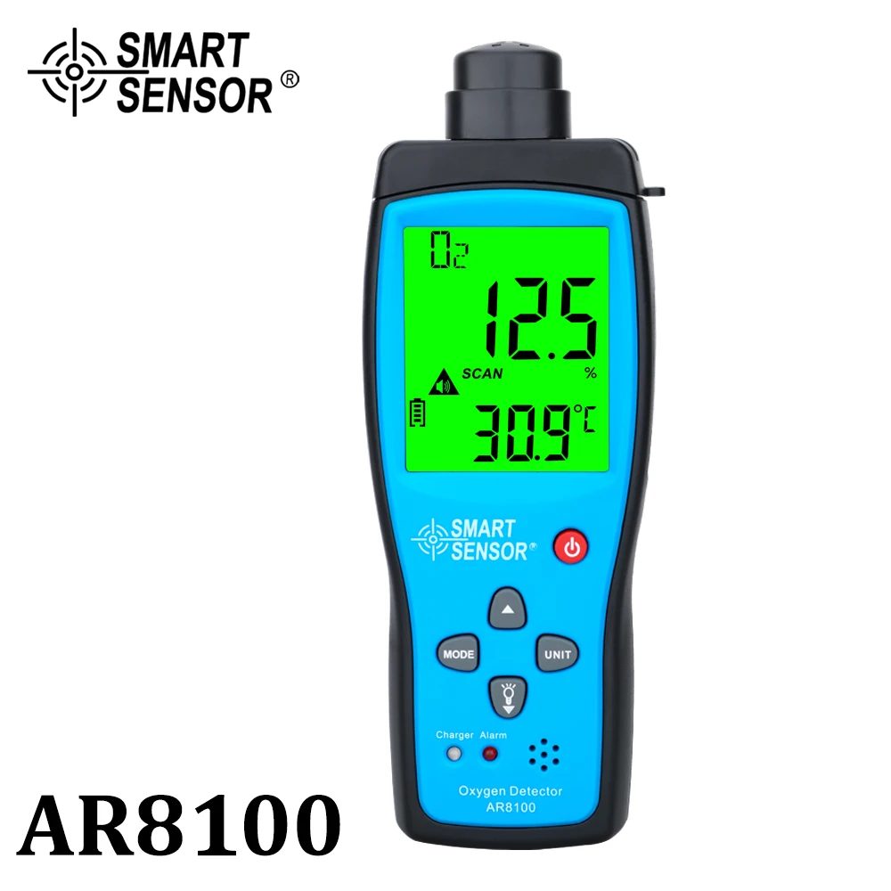 medidor digital de oxigenio detector de gas o2 som luz alarme monitor de gas medidor de qualidade do ar com temperatura display lcd 01