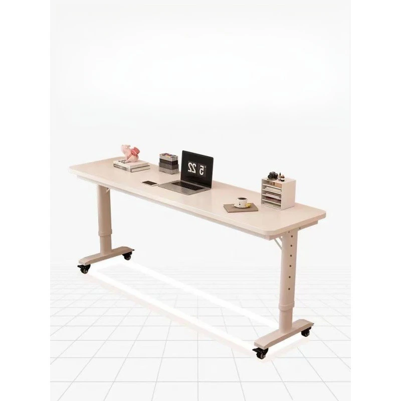 

Cross bed table, writing desk, bed study table, bedside computer narrow table, movable lift