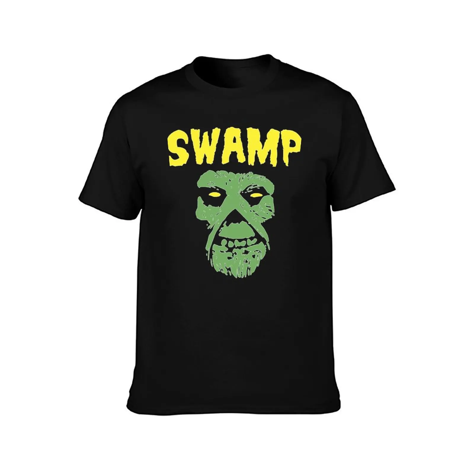 Swamp Thing Punk Rock Mashup T-Shirt Modern Print Casual T-Shirt