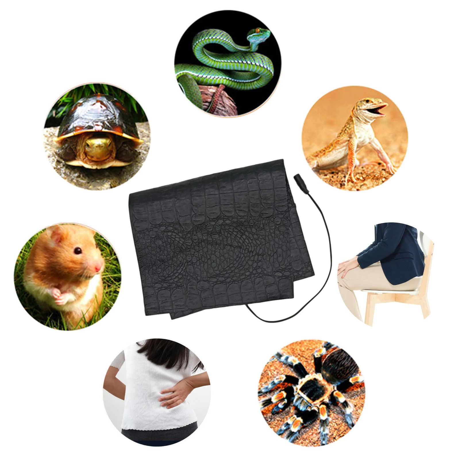 テラリウム爬虫類用ヒートマット、ペット用ヒートパッド、爬虫類 - Reptile Heating Mat のレビューと価格