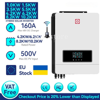 Daxtromn 10.2KW 8.2KW 6.2KW 4.2KW 3KW 1KW Solar Hybrid Inverter 12V 24V 48V 220V 500VDC 160A MPPT Pure Sine Wave Solar inverter