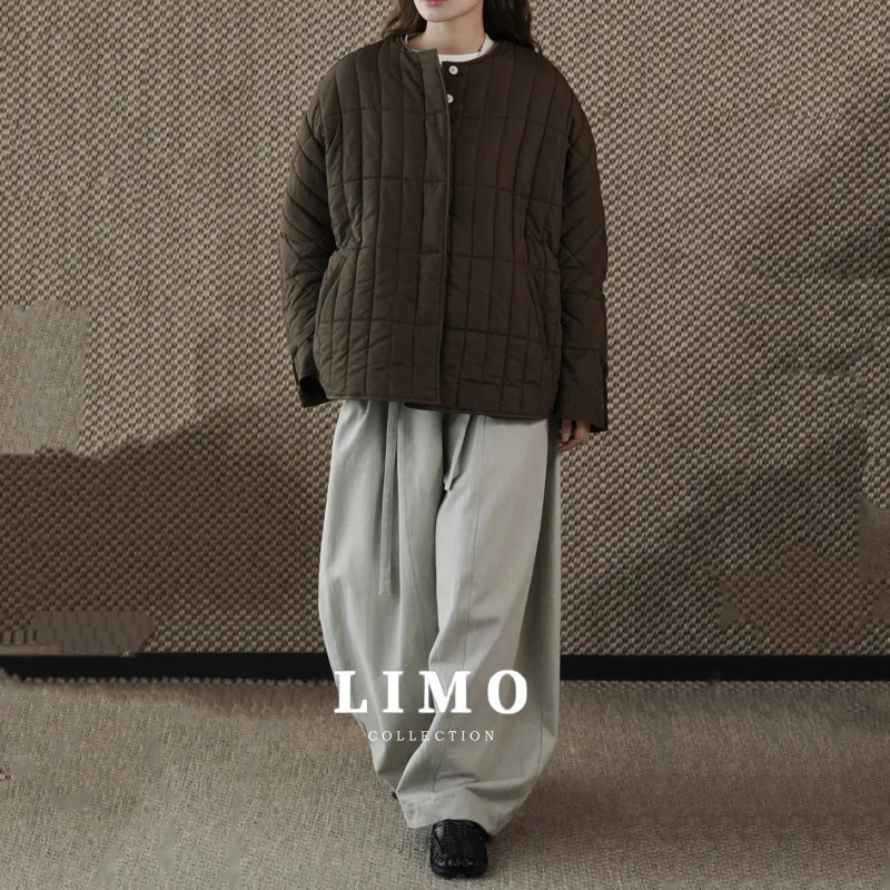 

LIMO 2025 New Women's Quilted Puffer Coat Polyester Cotton Winter Jacket for Autumn Fashionable Outerwear for Daily Commute
