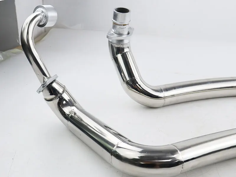 For Yamaha V star XVS650 XVS400 DS650 Motorcycle Exhaust Pipe Dragstar XVS 650 400 Stainless Steel Full Muffler System Silencers