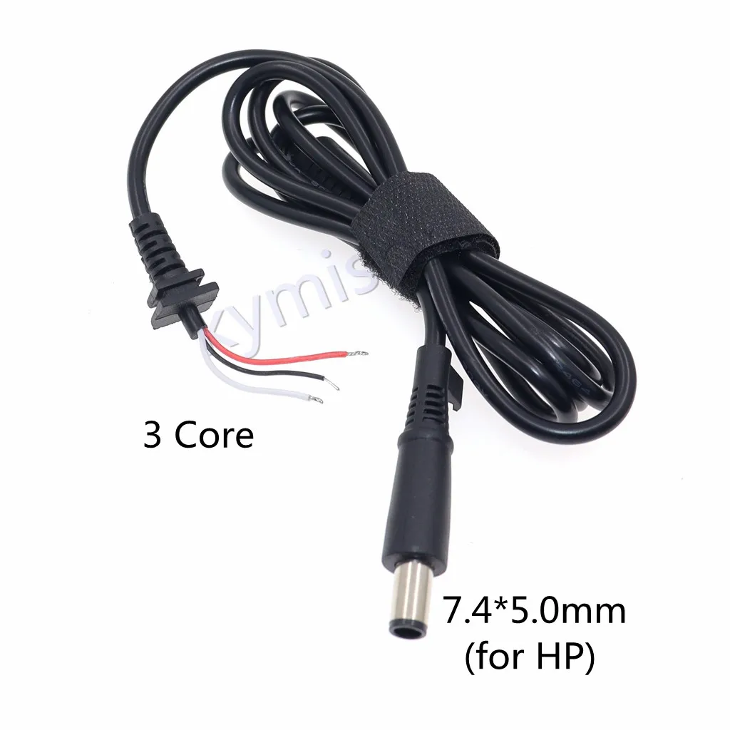 1.2M 7.4 x 5.0 mm Power Cable Cord Connector DC Jack Charger Adapter Plug Power Supply Cable for HP DELL Laptop*