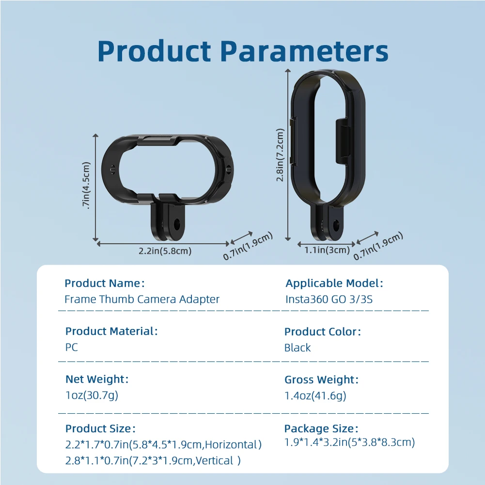 

Для Insta360 GO 3/GO 3S комплект креплений вертикального и горизонтального действия, кронштейн для рассеивания тепла, защитный чехол, аксессуары для камеры