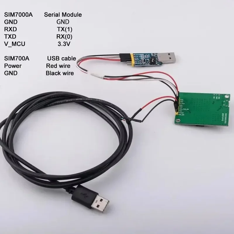 Módulo 4G de placa SIM7000A de 10 piezas