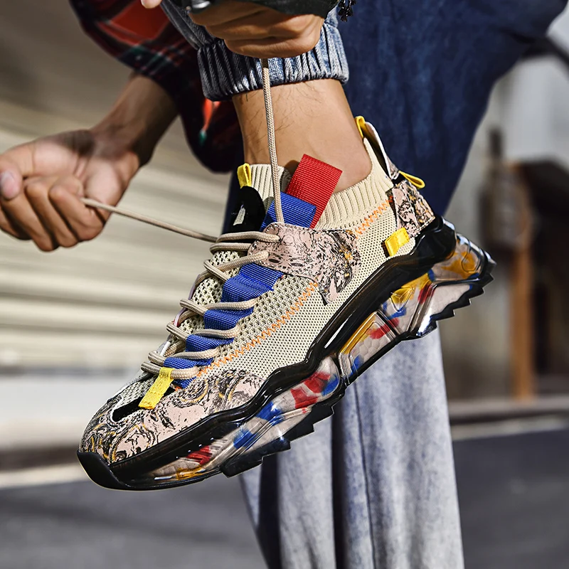 

Новые повседневные кроссовки 2026 года для мужчин: модные кроссовки для бега, уличной ходьбы, дышащая обувь для тренировок в зале, размеры 39-46